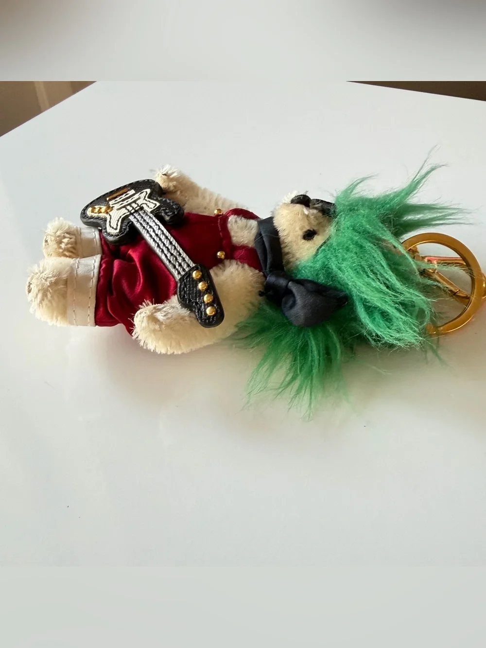 Prada Trick Duke Teddy Bear Bag Charm Keychain Rare Made in Italy